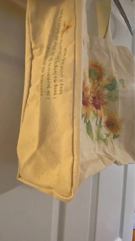 🌻 Sunflower Canvas Tote Bag 🌻 - photo 3