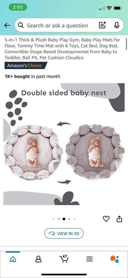 Baby play gym / Mat - photo 3