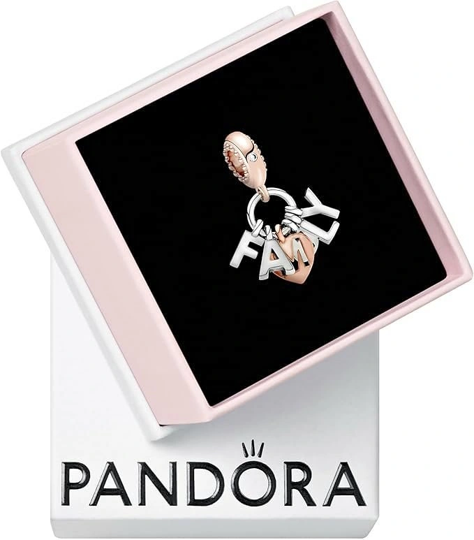 Pandora Family Letters Dangle Charm - Brand New in Box