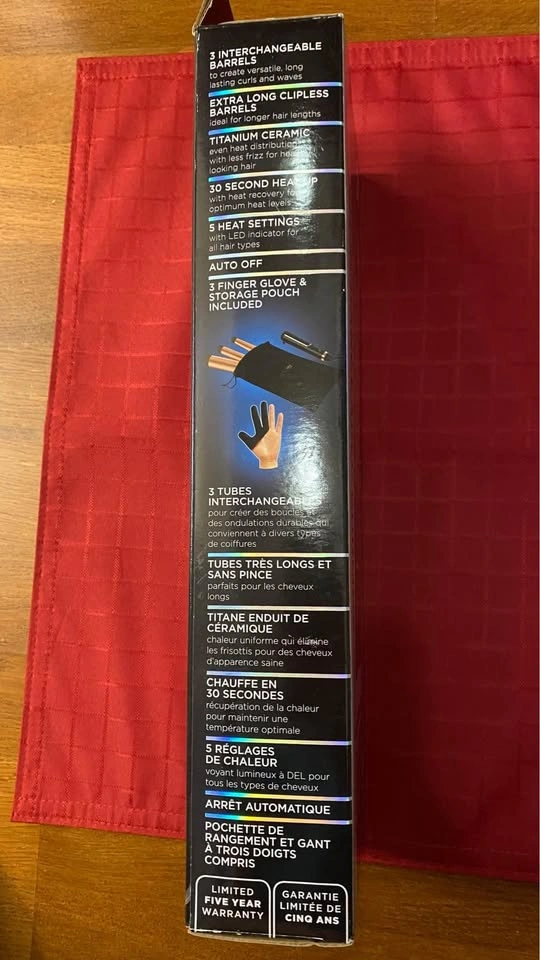 Conair InfinitiPro Curling Wand BRAND NEW HAIR STYLING DEVICE - photo 2