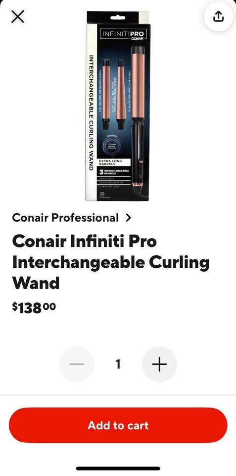 Conair InfinitiPro Curling Wand BRAND NEW HAIR STYLING DEVICE - photo 4