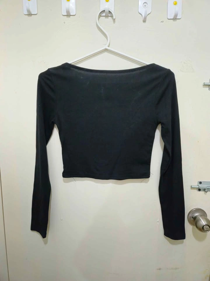Cropped Square-neck Shirts (short+long sleeve) - photo 4