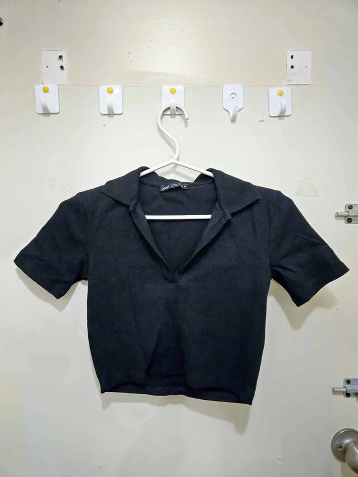 Cropped V-neck (Short+Long-sleeve)