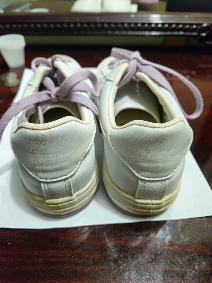 Faux Leather White Sneakers - photo 4