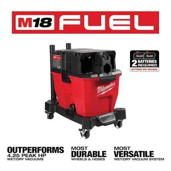 MILWAUKEE M18 FUEL 9 Gallon Dual-Battery Wet/Dry Vacuum image indicator(7)