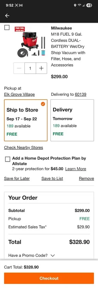 MILWAUKEE M18 FUEL 9 Gallon Dual-Battery Wet/Dry Vacuum image indicator(9)