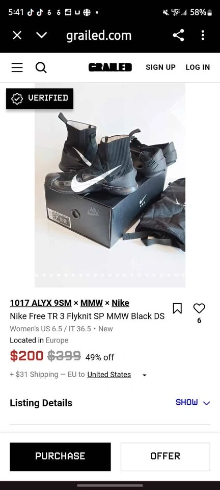 Nike size 7 - photo 3