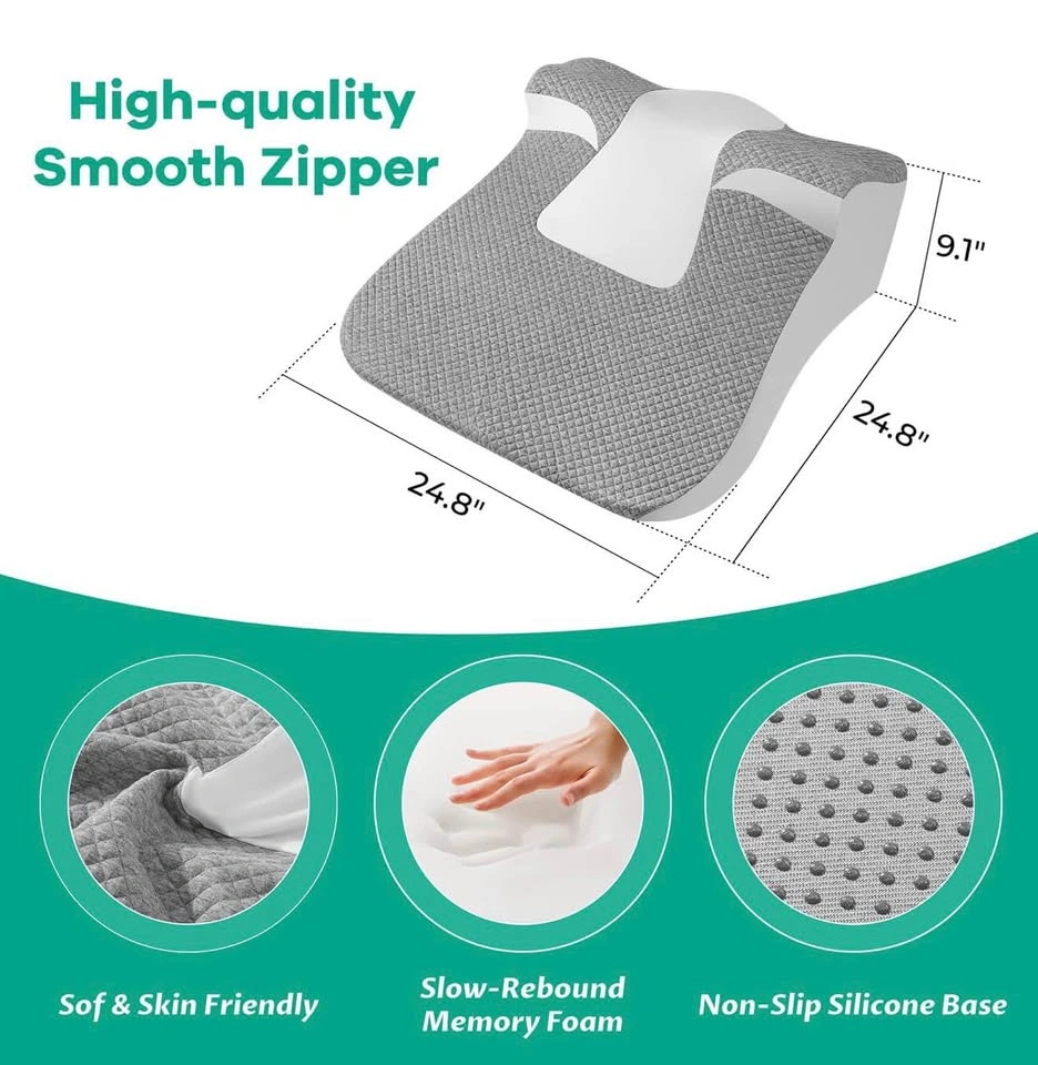 (New) Ergonomic Wedge Pillow for Sleep Apnea - photo 2