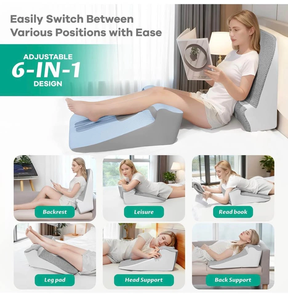 (New) Ergonomic Wedge Pillow for Sleep Apnea - photo 3