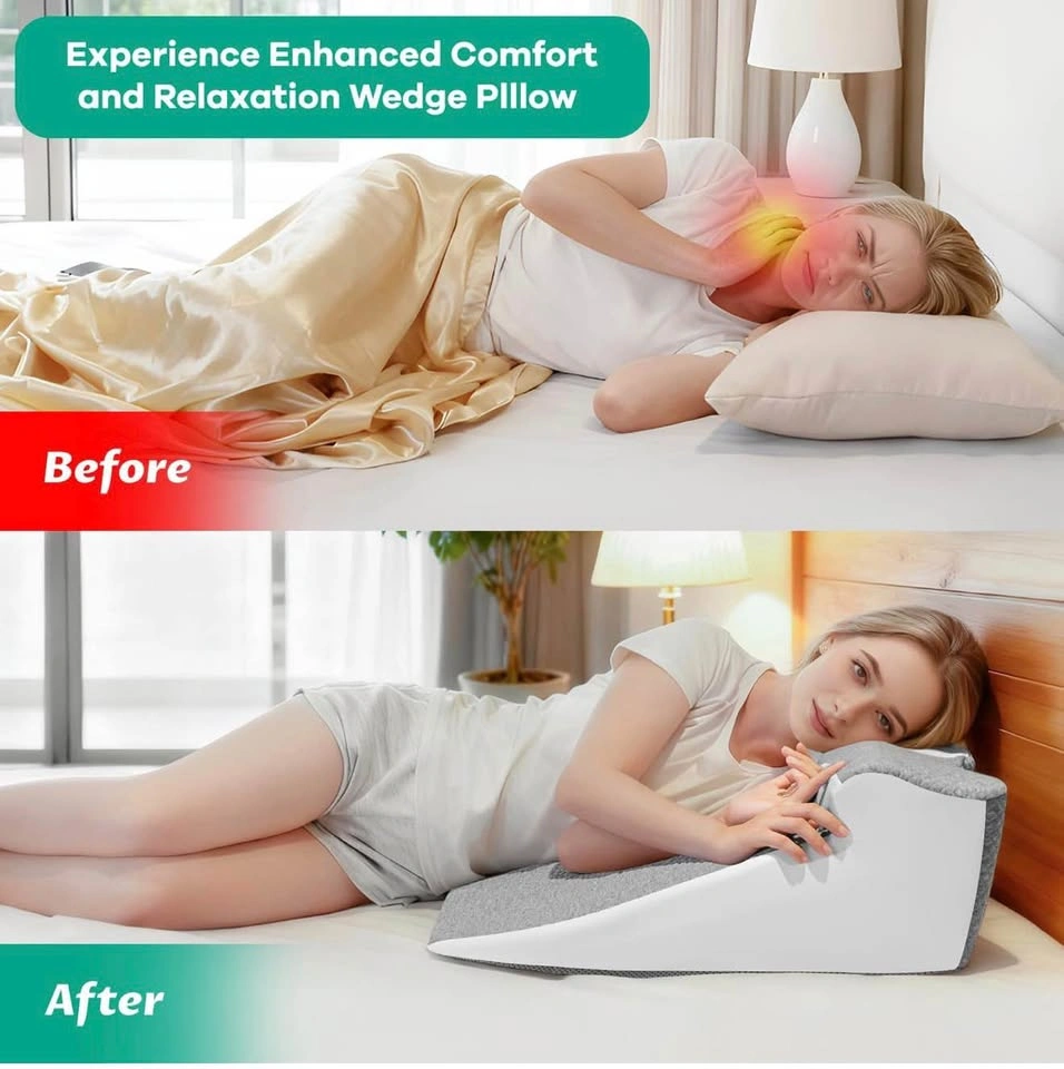 (New) Ergonomic Wedge Pillow for Sleep Apnea - photo 4