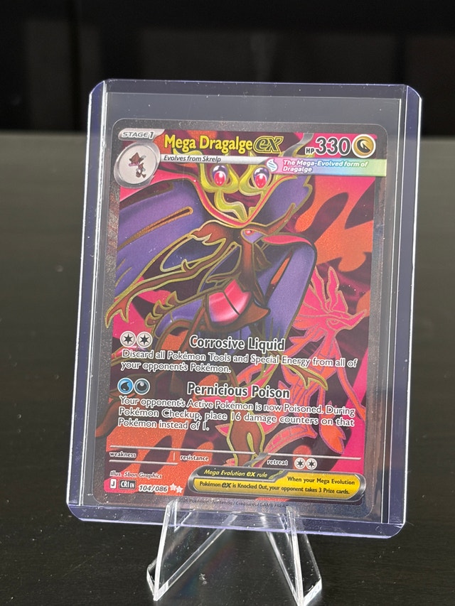 Mega Dragalge ex (104/086) — Full‑Art Ultra Rare — $40 OBO —