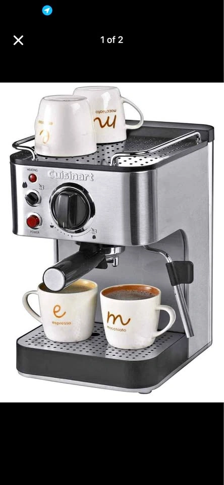 Brand New Cuisinart Espresso Maker EM-100NP1