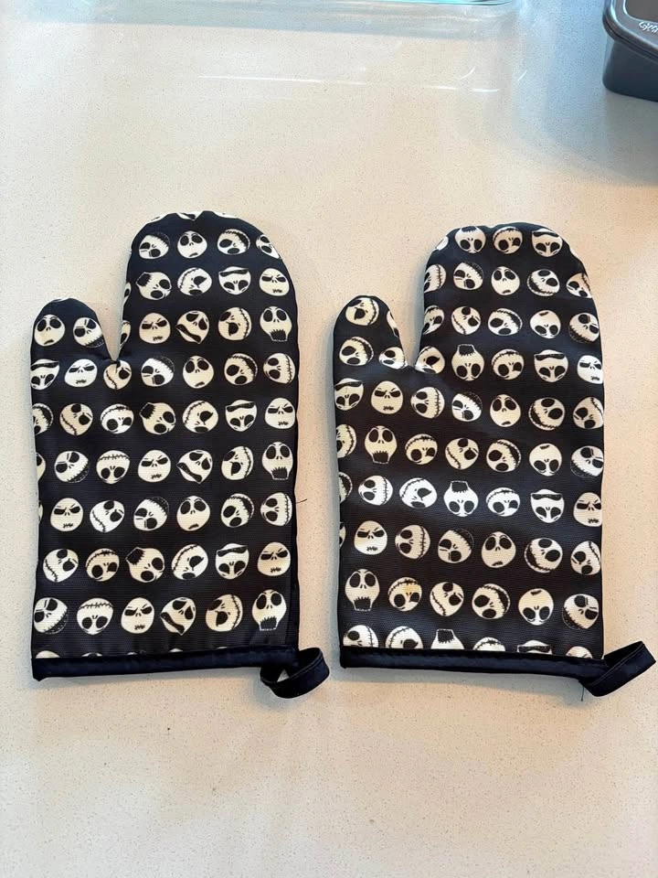 Nightmare Before Christmas Oven Mitts