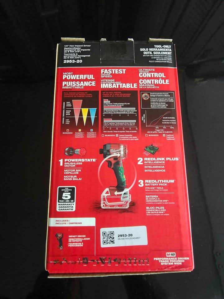 MILWAUKEE M18 1/4 Hex Impact Driver - photo 3