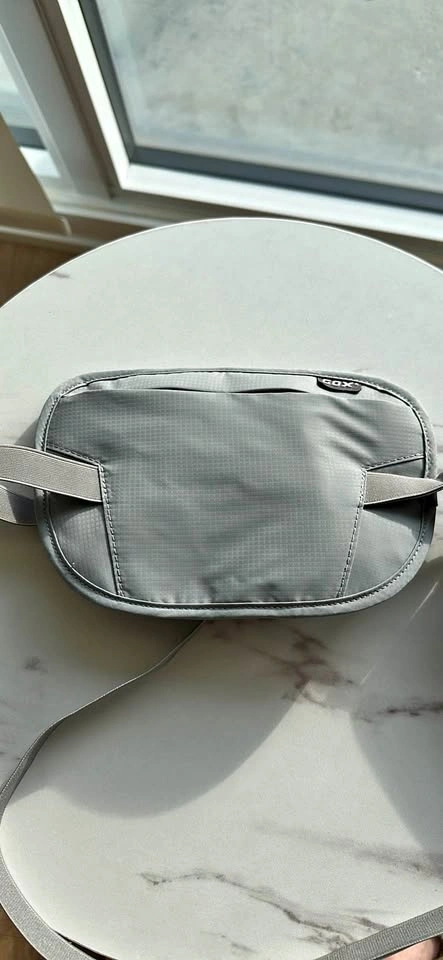 GOX gray fanny pack travel belt