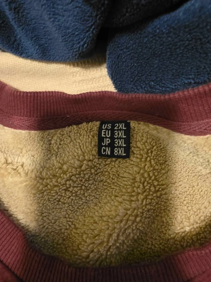 Warm Fleece Lined Crewneck Sweater - XL - photo 2