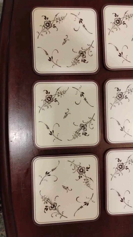 Vintage Villeroy & Boch Coasters Set of 6 Vieux Luxembourg - photo 3