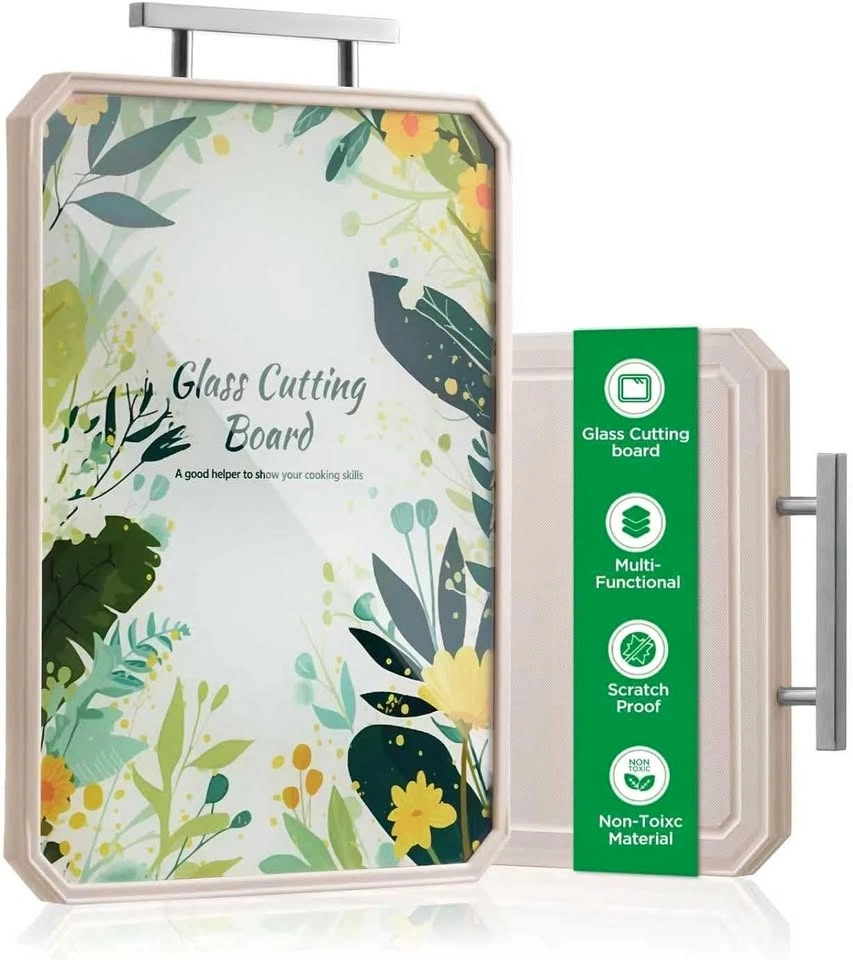 Tempered Glass Cutting Board - Double Sided