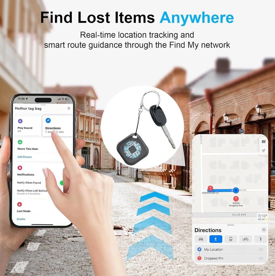2 Packs Air Tracker Tags for Apple Find My - photo 3