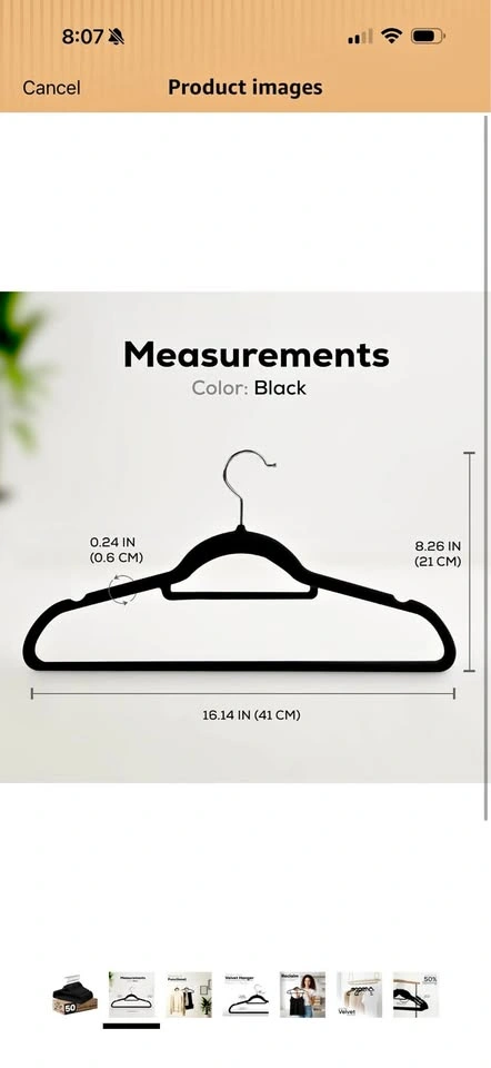 Utopia Home Velvet Hangers (50 Pack)