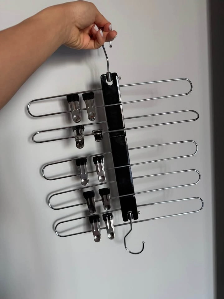 MORALVE 5-Tier Skirt & Pants Hangers (4 Pack) - photo 2