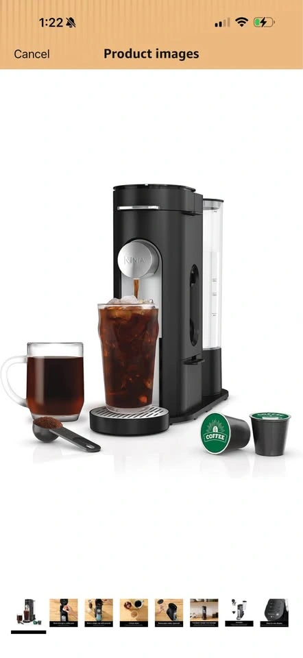 Ninja Pods & Grounds Single-Serve Coffee Maker PB040C - photo 4