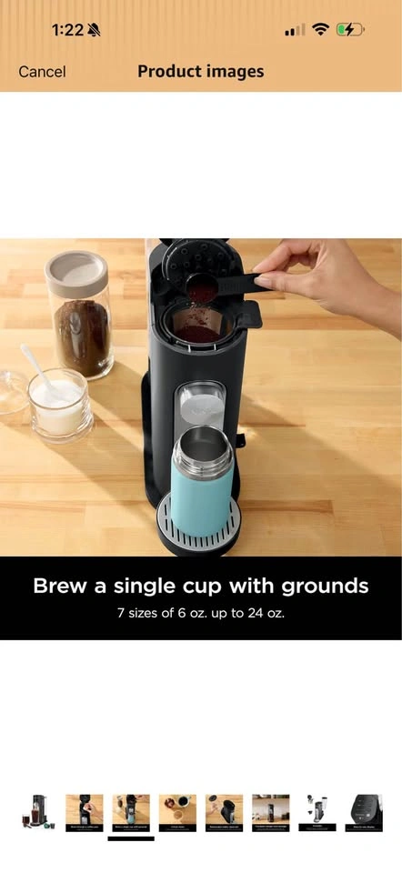 Ninja Pods & Grounds Single-Serve Coffee Maker PB040C - photo 5