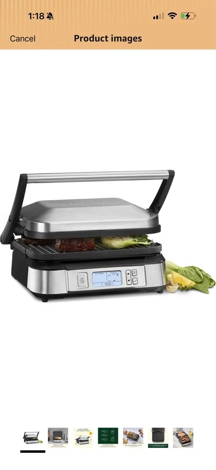 Cuisinart Contact Griddler GR-6SC - photo 3