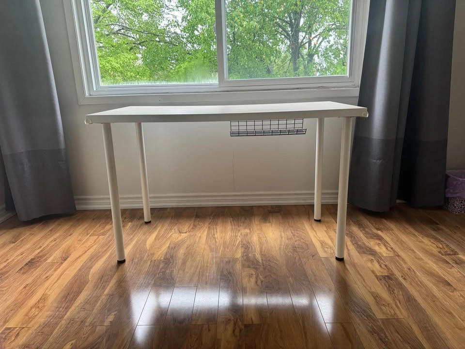 IKEA LINNMON / ADILS Desk with Cable Basket - photo 2