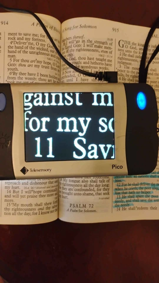 Telesensory Pico Light Up Magnifier With Cords & Bag - photo 3
