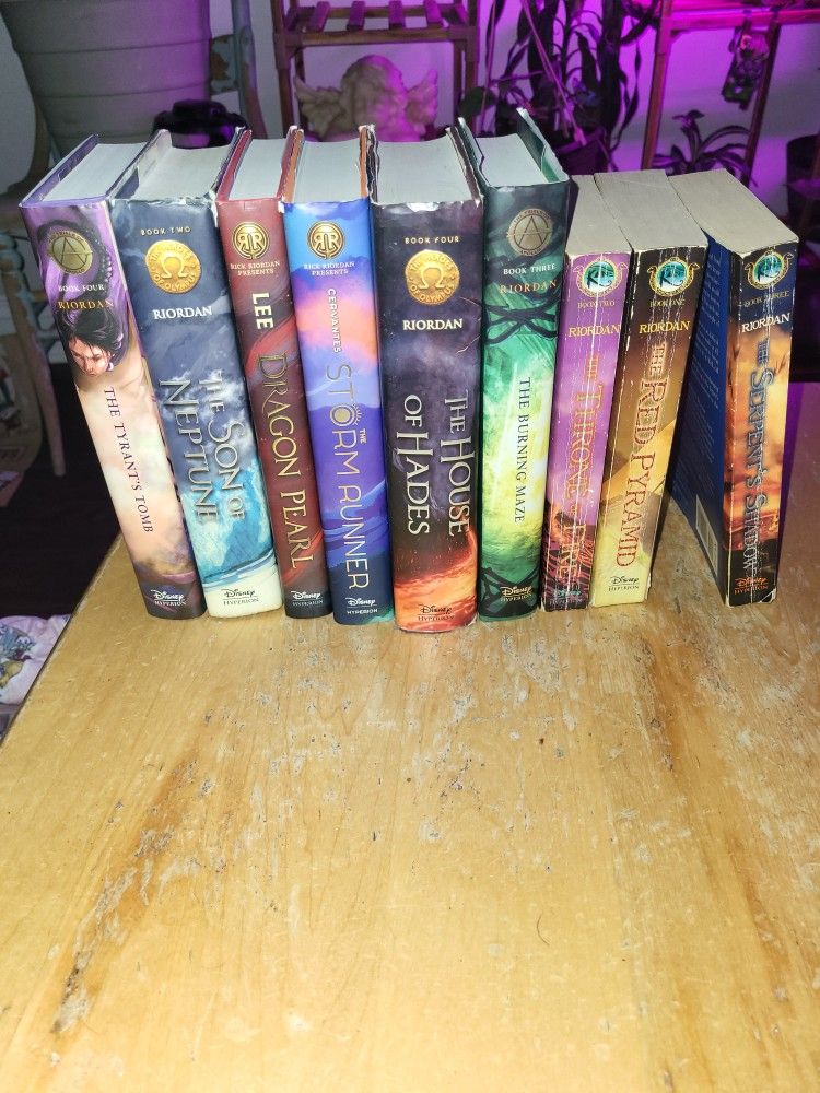 Rick Riordan Books - 6 Hardcover, 3 Paperback - photo 2