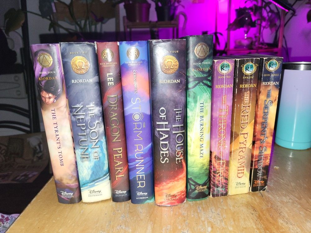 Rick Riordan Books - 6 Hardcover, 3 Paperback - photo 3