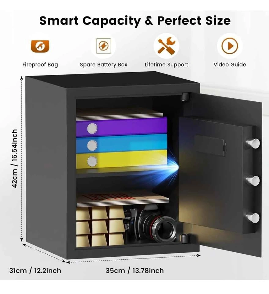 Brand New 2.6 CuFt Digital Safe Box - Fireproof & Waterproof Bag - photo 2