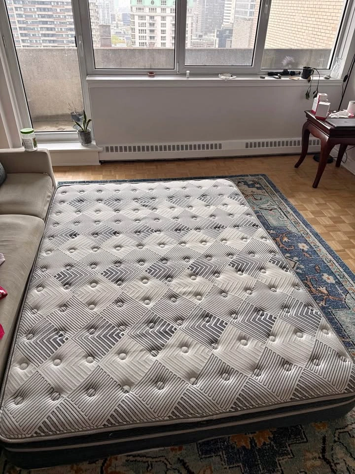 Queen Spring Mattress and Bed Base