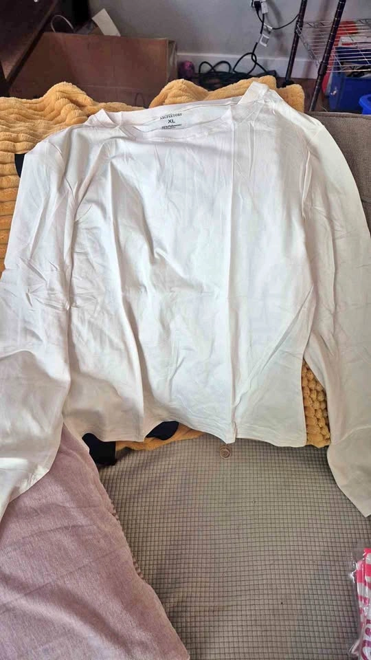 ARCFEETORY cream long-sleeve shirt XL