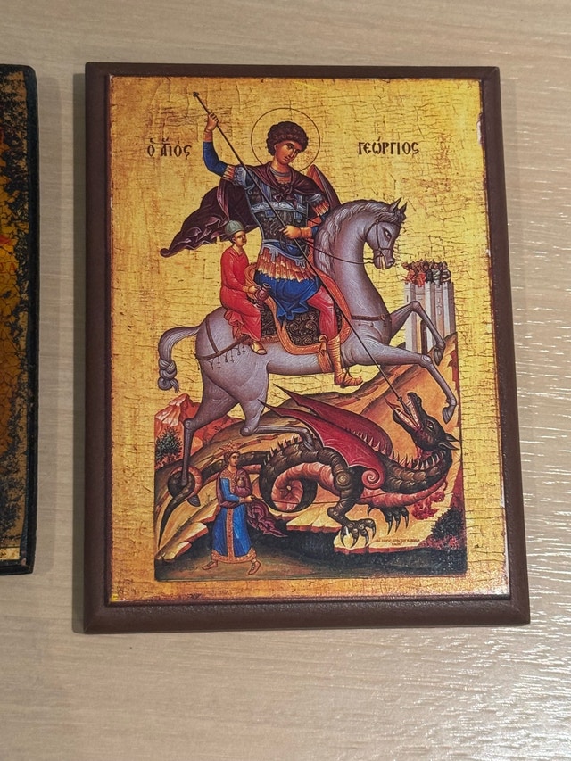 Mother Mary & Jesus Religious Icons / St. George - photo 2