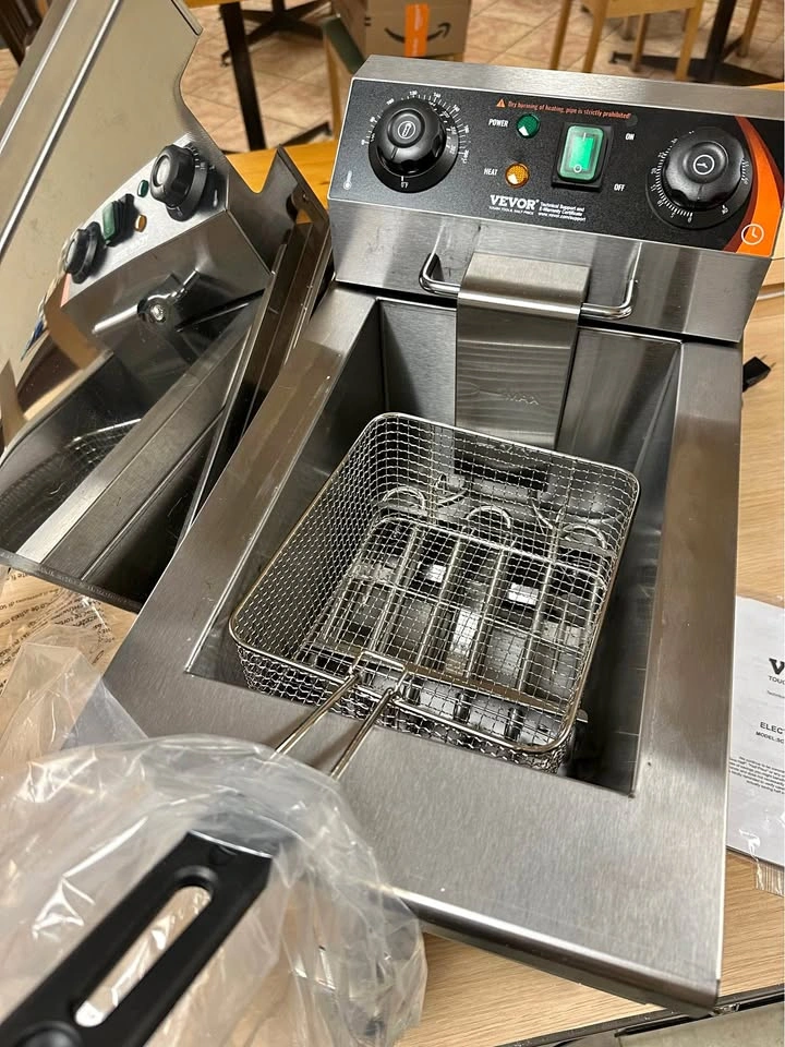 VEVOR Electric Deep Fryer 11.6Qt 1500W