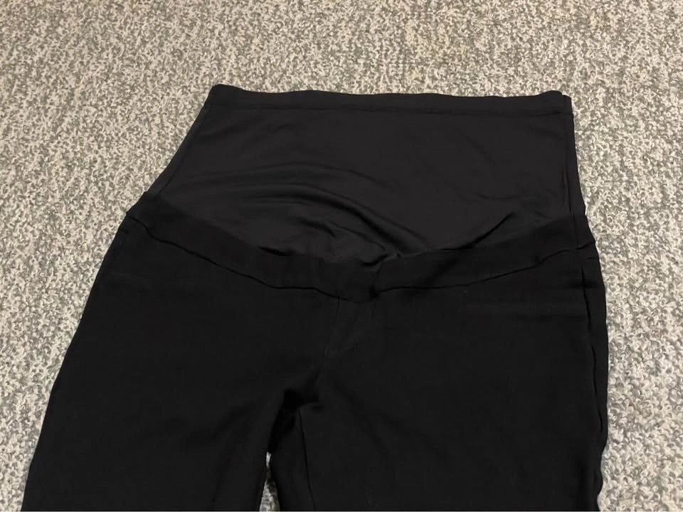stork & babe Black Maternity Pants M/M - photo 2