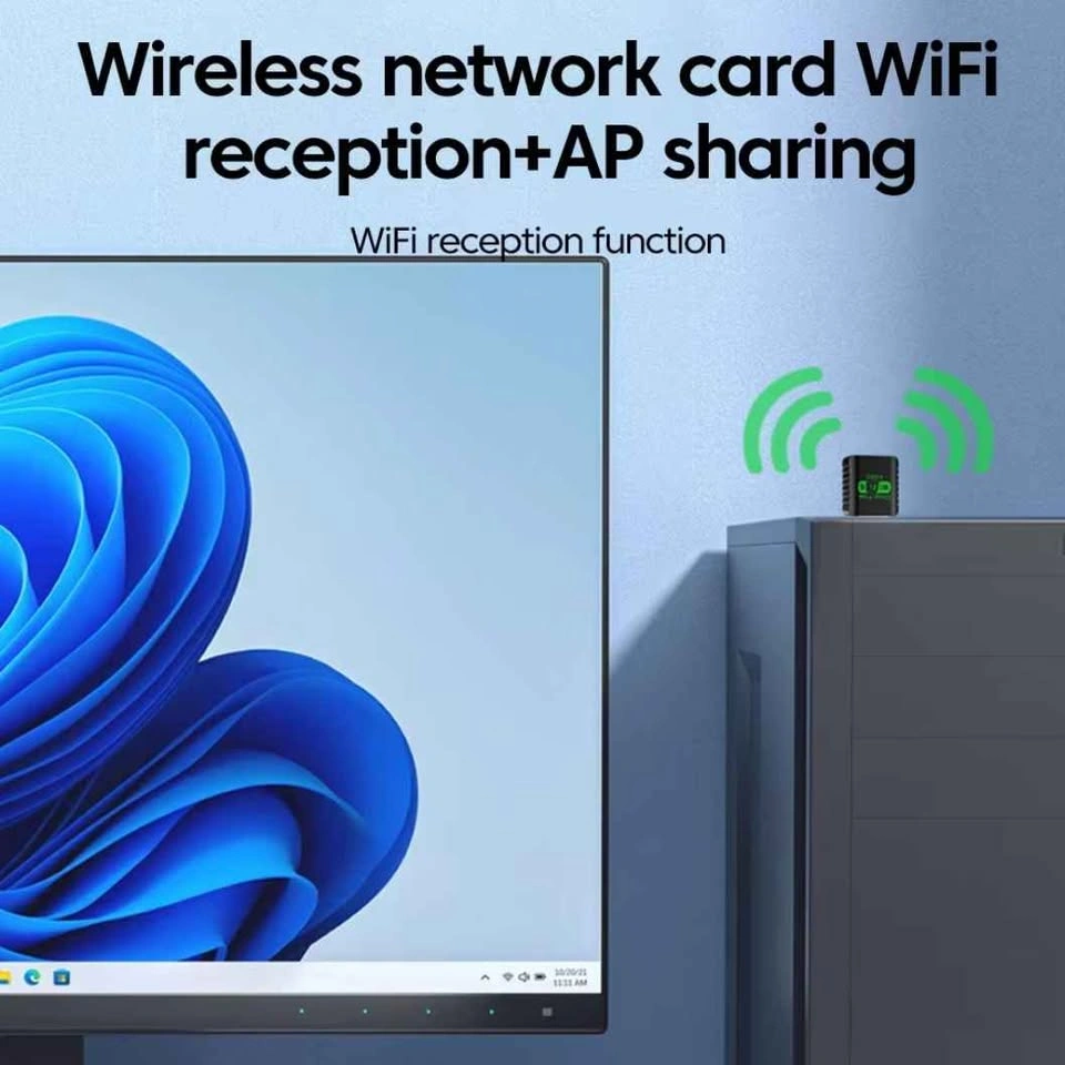 WiFi 6 AX900 Dual Band USB Adapter/ Extender Booster - photo 3