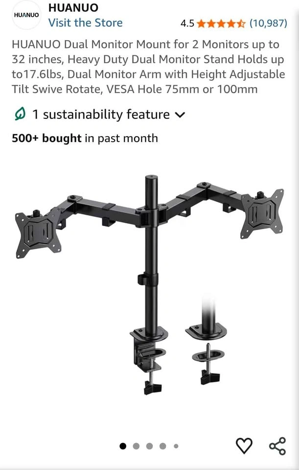 Dual Monitor Arms - photo 2