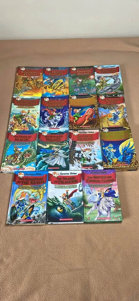 Geronimo Stilton: The Kingdom of Fantasy Books 1-13 + 2 Bonus
