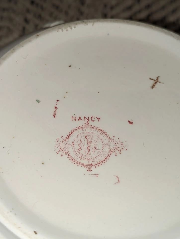 antique porcelain chamber pot with handle - photo 2