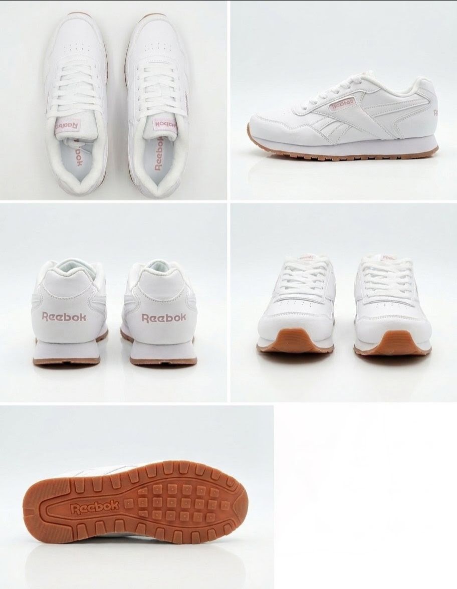 Reebok Women's Classic Harman Run Sneaker - White/Pink/Gum - Siz