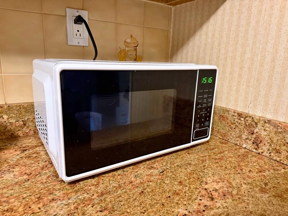 White Microwave
