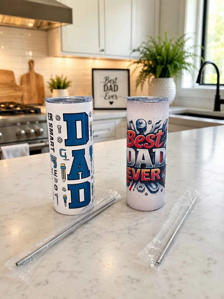Father's Day 20 oz Stainless Steel Tumblers