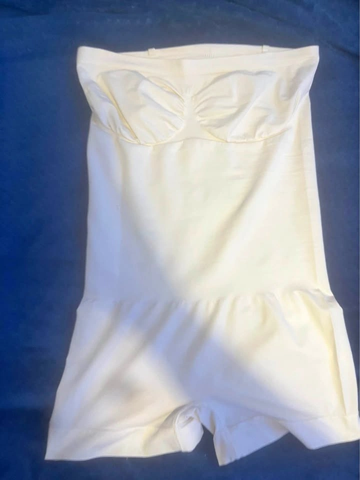 White Strapless Shapewear Bodysuit XXL