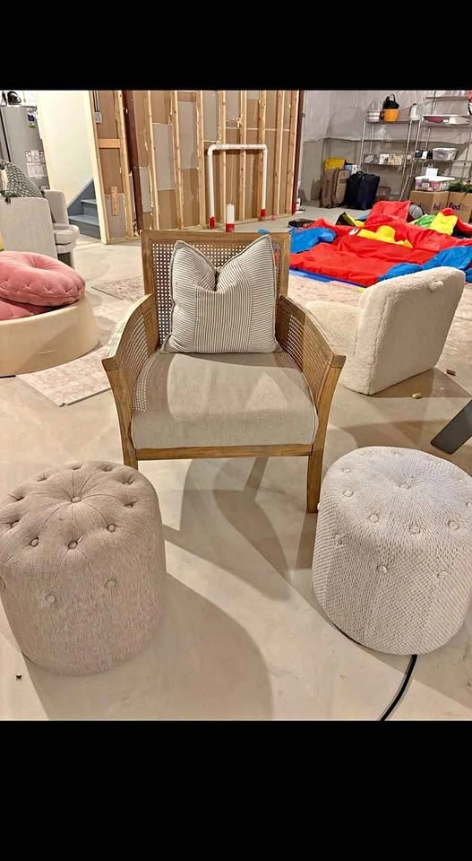 Chair and ottoman