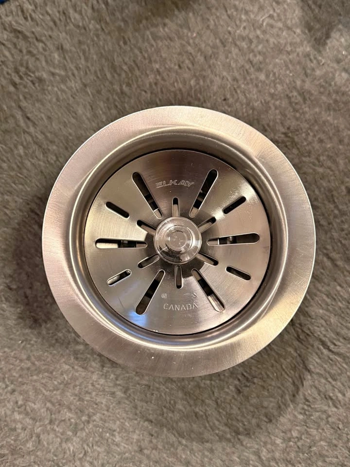 Satin Nickel - Elkay Kitchen Sink Strainer