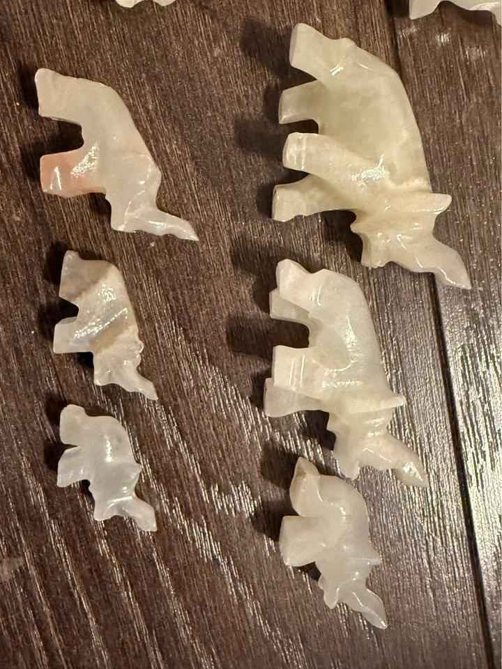 Lot of 10 - Elephant Carvings Set - photo 2