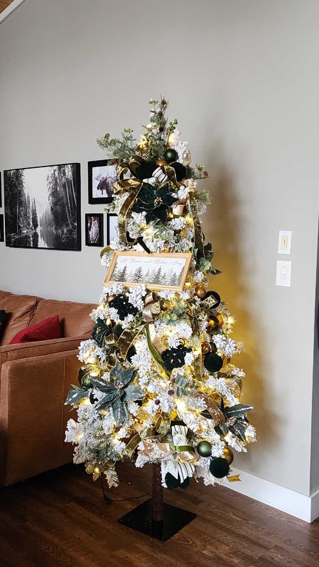 Fully Decorated Christmas Tree
